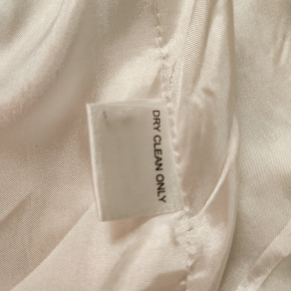 Vintage Women's Blazer White Embroidered Collared 100% Linen BOHO Western Floral - Picture 10 of 14